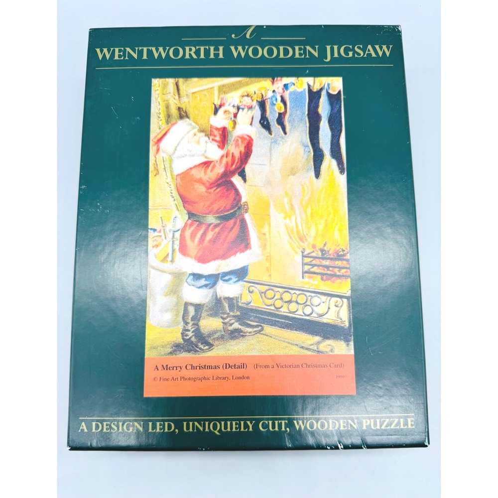 Wentworth Wooden Jigsaw‎ Puzzle A Merry Christmas Victorian Santa 250 Piece